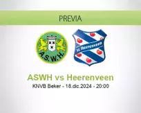 Pronóstico ASWH Heerenveen (18 diciembre 2024)