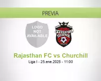 Pronóstico Rajasthan FC Churchill (25 enero 2025)