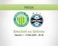 Pronóstico Erechim Grêmio (15 febrero 2025)