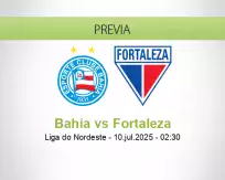 Pronóstico Bahia Fortaleza (09 julio 2025)