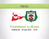 Pronóstico Fredrikstad Bryne (20 septiembre 2025)