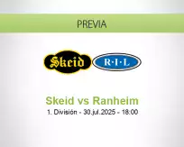 Pronóstico Skeid Ranheim (30 julio 2025)