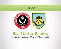 Pronóstico Sheff Utd Burnley (20 abril 2024)