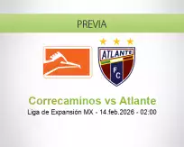 Pronóstico Correcaminos Atlante (13 febrero 2026)