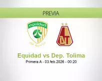 Equidad vs Dep. Tolima
