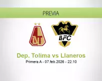 Dep. Tolima vs Llaneros