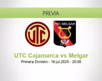 Pronóstico UTC Cajamarca Melgar (19 julio 2025)