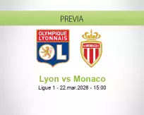Lyon vs Monaco