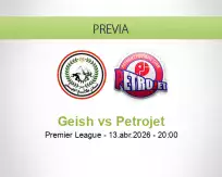Pronóstico Geish Petrojet (13 abril 2026)