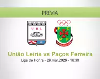 União Leiria vs Paços Ferreira