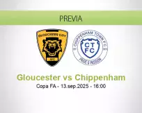 Pronóstico Gloucester Chippenham (13 septiembre 2025)