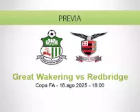Pronóstico Great Wakering Redbridge (16 agosto 2025)