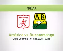 Pronóstico América Bucaramanga (04 septiembre 2025)