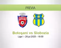 Pronóstico Botoşani Slobozia (28 julio 2025)