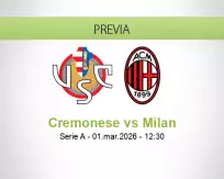Cremonese vs Milan