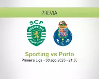 Pronóstico Sporting Porto (30 agosto 2025)