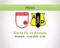 Santa Fe vs Alianza