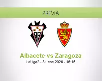 Pronóstico Albacete Zaragoza (31 enero 2026)