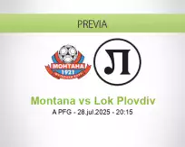 Pronóstico Montana Lok Plovdiv (28 julio 2025)