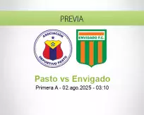 Pronóstico Pasto Envigado (01 agosto 2025)