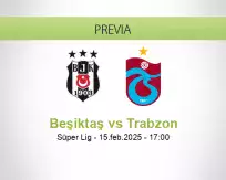 Pronóstico Beşiktaş Trabzon (15 febrero 2025)