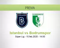 Pronóstico Istanbul Bodrumspor (15 febrero 2025)