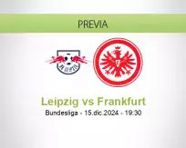 Pronóstico Leipzig Frankfurt (15 diciembre 2024)