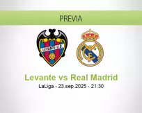 Pronóstico Levante Real Madrid (23 septiembre 2025)