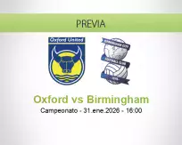 Pronóstico Oxford Birmingham (31 enero 2026)