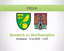 Pronóstico Norwich Northampton (12 julio 2025)
