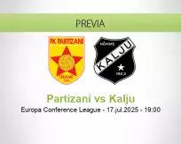 Pronóstico Partizani Kalju (17 julio 2025)