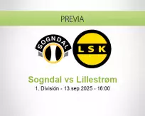 Pronóstico Sogndal Lillestrøm (13 setiembre 2025)