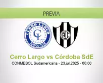 Pronóstico Cerro Largo Córdoba SdE (22 julio 2025)