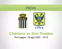 Pronóstico Charleroi Sint-Truiden (03 agosto 2025)