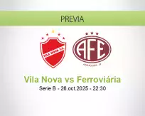 Vila Nova vs Ferroviária