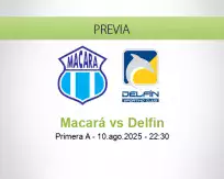 Pronóstico Macará Delfin (10 agosto 2025)