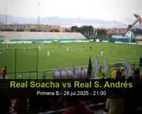 Pronóstico Real Soacha Real S. Andrés (26 julio 2025)