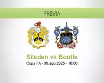 Pronóstico Silsden Bootle (30 agosto 2025)