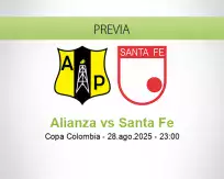 Pronóstico Alianza Santa Fe (28 agosto 2025)