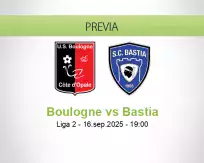 Pronóstico Boulogne Bastia (16 septiembre 2025)