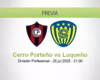 Pronóstico Cerro Porteño Luqueño (20 julio 2025)