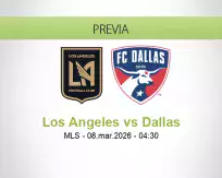 Pronóstico Los Angeles Dallas (08 marzo 2026)