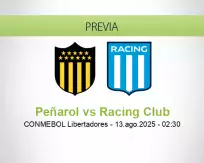 Pronóstico Peñarol Racing Club (12 agosto 2025)