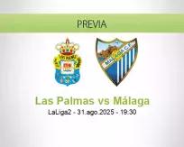 Pronóstico Las Palmas Málaga (31 agosto 2025)