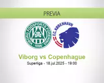 Pronóstico Viborg Copenhague (18 julio 2025)