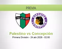 Palestino vs Concepción