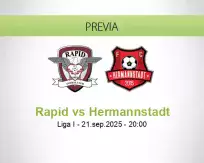 Pronóstico Rapid Hermannstadt (21 septiembre 2025)