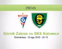 Pronóstico Górnik Zabrze GKS Katowice (23 agosto 2025)