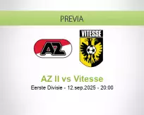 Pronóstico AZ II Vitesse (12 septiembre 2025)