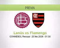 Lanús vs Flamengo
